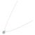 Autre Marque Collar de oro blanco Au750 y diamantes Plata - vista 2