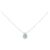 Autre Marque Collar de oro blanco Au750 y diamantes Plata