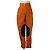 Hermès 44 Jodhpur-Hose Orange Marineblau