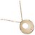 Autre Marque Collana con pendente a cerchio in diamanti Au750 D'oro