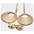 Autre Marque Pendientes de diamante Au750 Dorado - vista 4