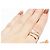 Autre Marque LuxUness Au750 Diamantring in Gold Golden - Ansicht 6