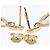 Autre Marque Au750 Diamant-Oval-Ohrringe Golden - Ansicht 4