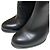 Botas largas de cuero gamuza Gucci Negro - vista 5