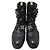 Jimmy Choo HAVANA FLAT Leder Stiefeletten Schwarz - Ansicht 5