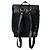 Autre Marque Zaino Gaston Luga Canvas Leather Nero D'oro - vista 3