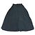Autre Marque Falda acampanada ATON HAND DYED NYLON Negro
