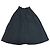 Autre Marque Falda acampanada ATON HAND DYED NYLON Negro - vista 2