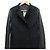 Abrigo All Saints SIDNEY LEA de lana, cashmere y cuero Negro - vista 4