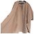 Autre Marque Abrigo poncho sin cuello de lana Alberta Ferretti Castaño Beige - vista 4