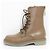 Botines Urban Compact de cuero Max Mara Castaño - vista 2