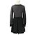 Sacai Back Flare Docking Sweatshirt Nero - vista 4