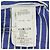 Vestido Sacai Back Open Cutoff Stripe Dress Azul - vista 11