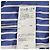 Vestido Sacai Back Open Cutoff Stripe Dress Azul - vista 12