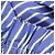 Vestido Sacai Back Open Cutoff Stripe Dress Azul - vista 15