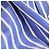 Vestido Sacai Back Open Cutoff Stripe Dress Azul - vista 9
