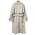 Autre Marque Trench oversize con cintura LOEFF Crudo - vista 2