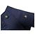 Autre Marque ALBEROBELLO Hemdenkleid aus Chiffon mit plissiertem Saum Blau Marineblau - Ansicht 11