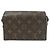 Borsa a tracolla Louis Vuitton Monogram Macassar Steamer Wearable Wallet Marrone - vista 2