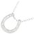 Autre Marque Horseshoe Au750 Diamantenhalskette Silber - Ansicht 3