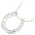 Autre Marque Horseshoe Au750 Diamantenhalskette Silber - Ansicht 4