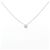 Autre Marque Diamantenhalskette Pt900/Pt850 Silber