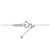 Autre Marque Diamantenhalskette Pt900/Pt850 Silber - Ansicht 5