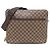 Louis Vuitton Damier Schultertasche Braun