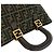 Bolsa Fendi Zucca Canvas Leather Marrom Preto - vista 4