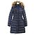 Moncler HERMIFUR GIUBOTTO Chaqueta de Plumas de Nylon Azul Azul marino