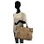 Chloé Borsa Tote Chloe in tela e pelle Beige Bronzo - vista 7