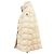 Moncler ANTIGONE Daunenjacke aus Polyester Beige - Ansicht 4