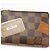 Louis Vuitton Pochette Clé Damier Coin Case Key Case Castaño - vista 5