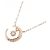 Autre Marque Collana 4°C in oro rosa K10 con topazio bianco e diamante - vista 3