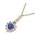 Autre Marque Au750 Saphir Diamant Halskette Golden - Ansicht 3
