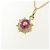 Autre Marque Collana Au750 Rubini e Diamanti D'oro - vista 3