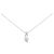 Autre Marque Collar de oro blanco Au750 y diamantes rosas