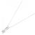 Autre Marque Collar de oro blanco Au750 y diamantes rosas - vista 2