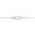 Autre Marque Collar de oro blanco Au750 y diamantes rosas - vista 5