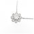 Autre Marque Collar de Flor en Pt y Diamantes Plata - vista 3