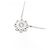 Autre Marque Collar de Flor en Pt y Diamantes Plata - vista 4