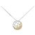 Autre Marque Collana Luna in Pt900 Au750 Pt850 con Diamanti Argento