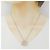Autre Marque Collana Luna in Pt900 Au750 Pt850 con Diamanti Argento - vista 6