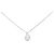 Autre Marque Collar de diamantes PT900 PT850 Plata