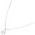 Autre Marque Collar de diamantes PT900 PT850 Plata - vista 2