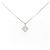Autre Marque Diamantenhalskette PT900 PT850 Silber