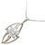 Autre Marque Collana Fiore Diamanti Au750/PT950/PT850 D'oro - vista 3