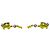 Pendientes Chanel Coco Mark Dorado - vista 3