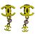 Pendientes Chanel Coco Mark Dorado - vista 4
