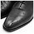 Berluti Alessandro Leder-Oxford-Schuhe Braun Anthrazitgrau - Ansicht 2
